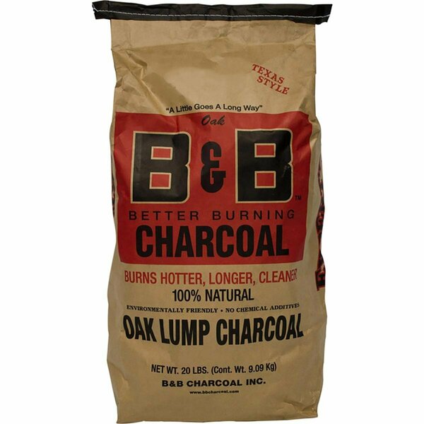 B&B Charcoal B&B Charcoal 8684151 20 lbs Oak Hardwood Lump Charcoal B&4777